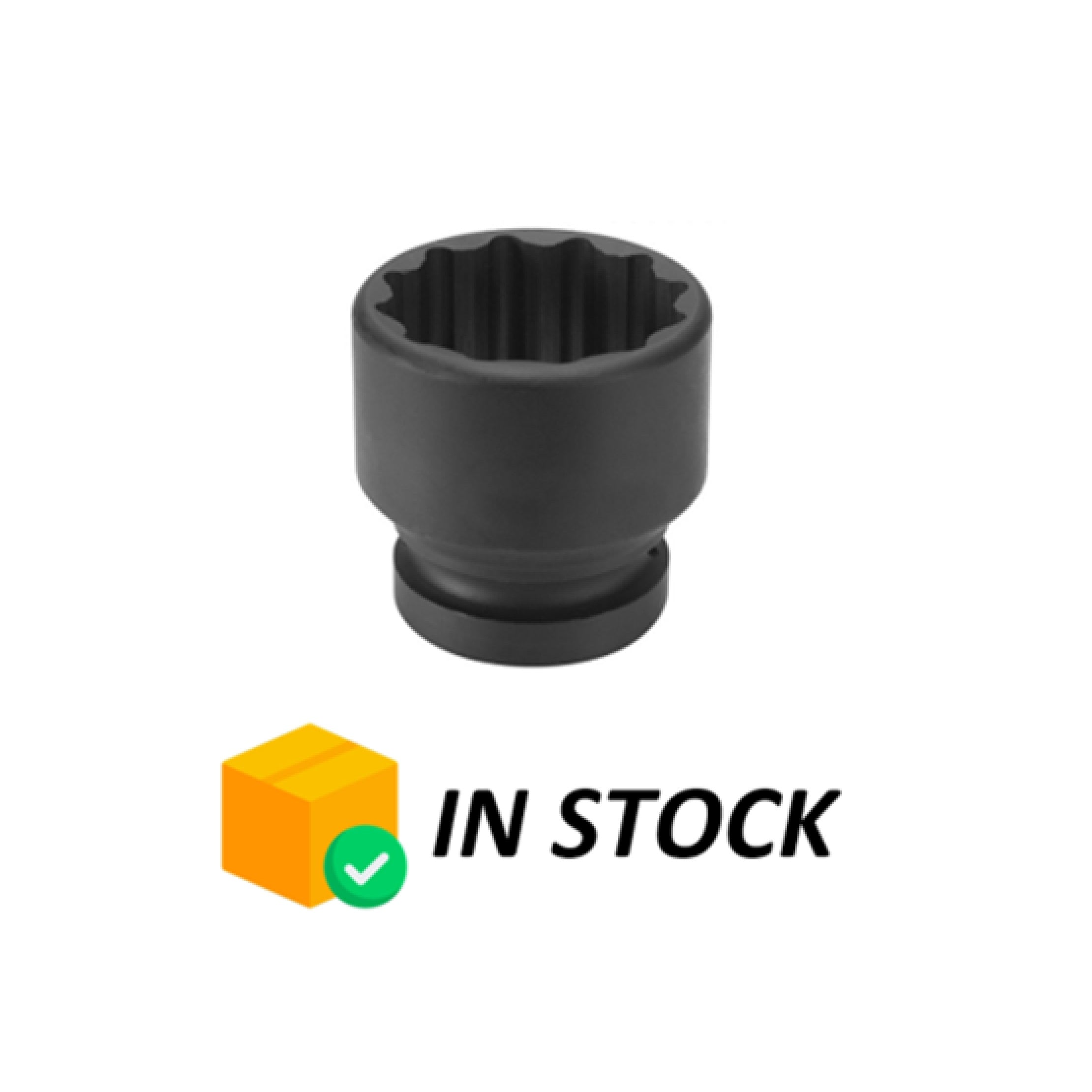 1/2" Drive x 1" 12 Point Standard Impact Socket