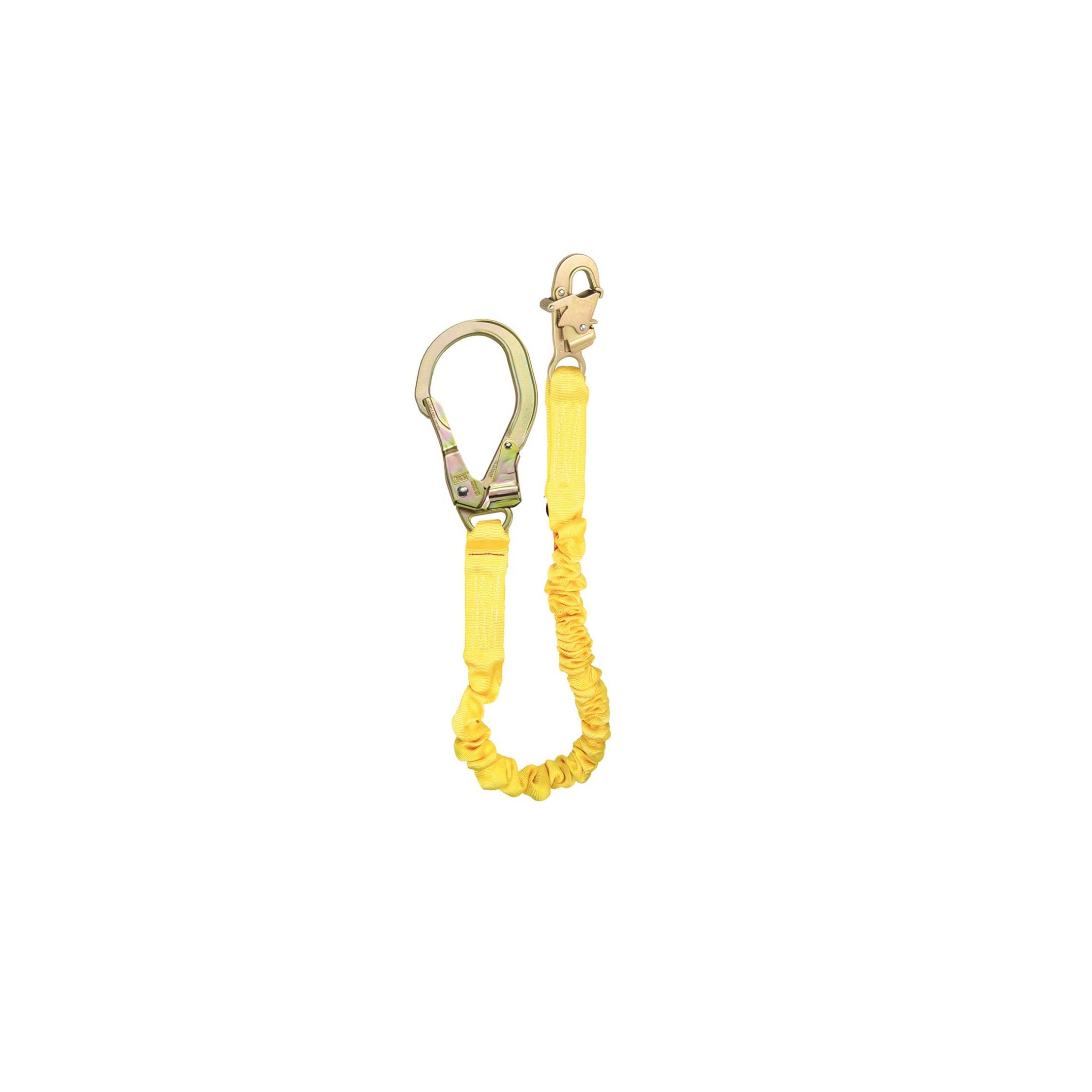 Shock Absorbing Lanyard / 6' Large Steel Hook End