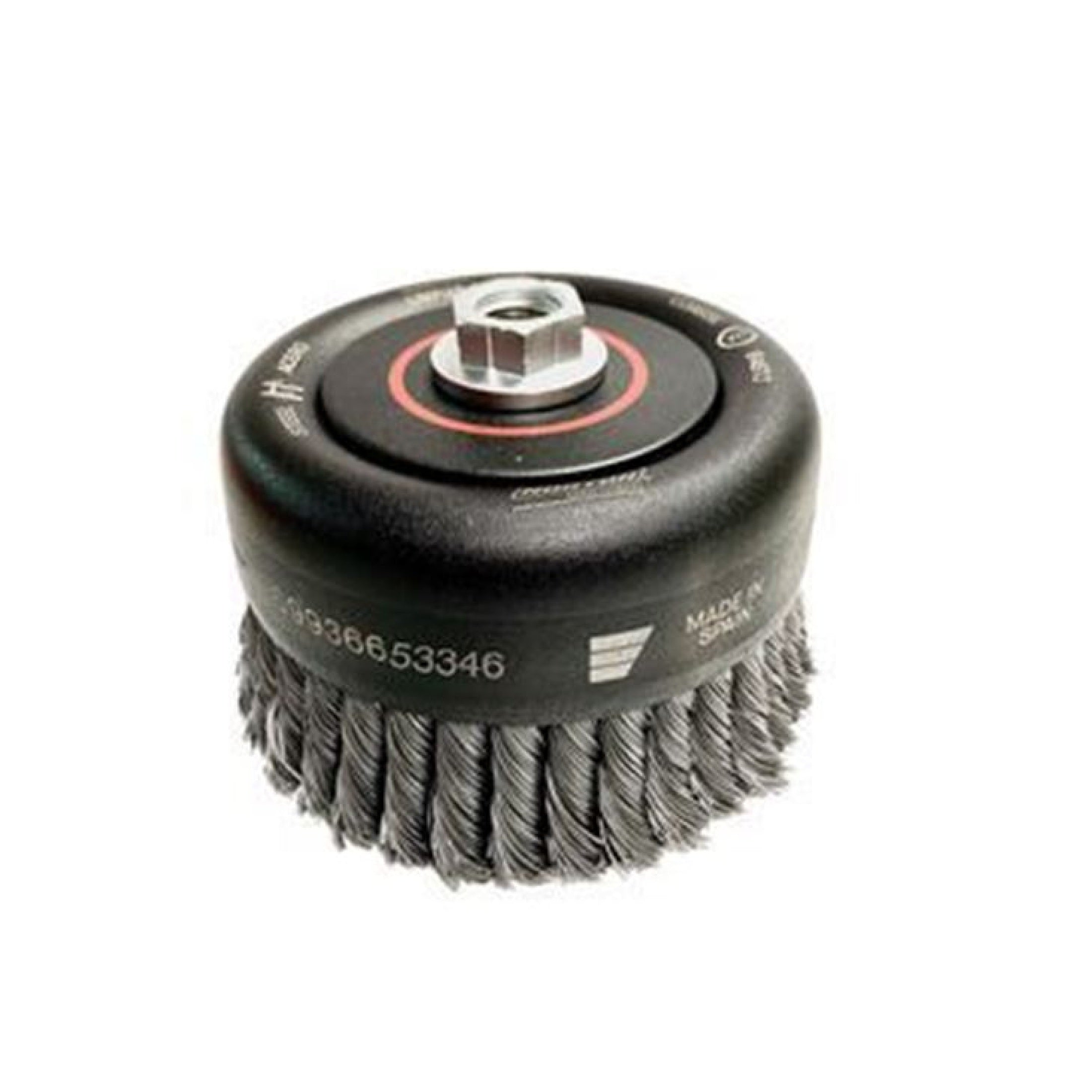 Norton 6" x 5/8" - 11" BlueFire Carbon Steel Cup Brush