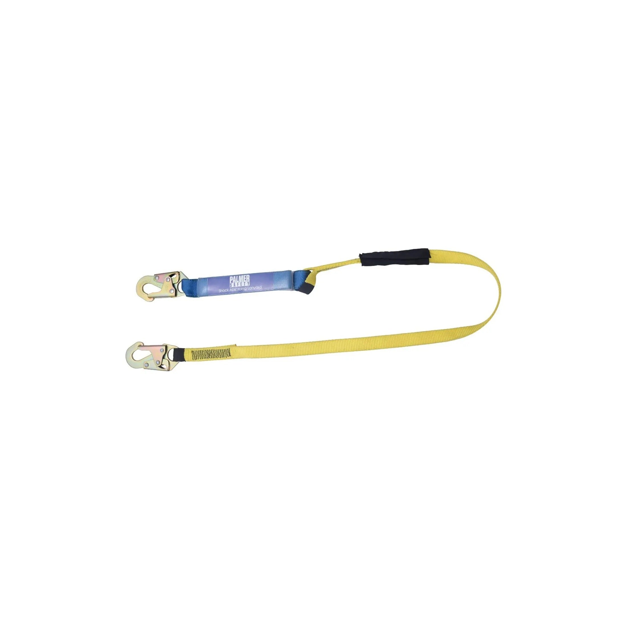 Shock Absorbing Lanyard 6 ft. / Small Hooks / Single Leg