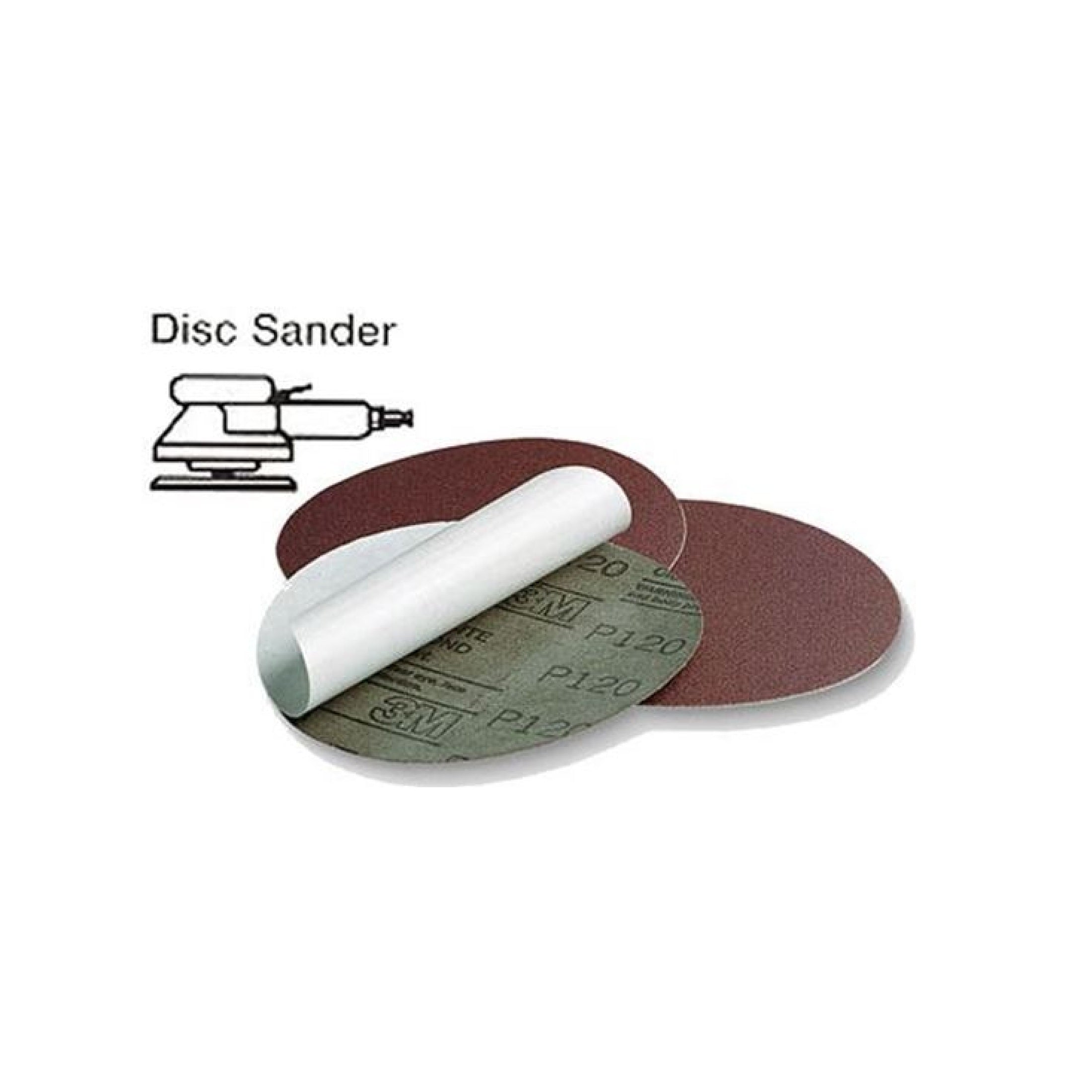 Resin Bond Cloth PSA Disc 6 / 320X / 50pcs per box