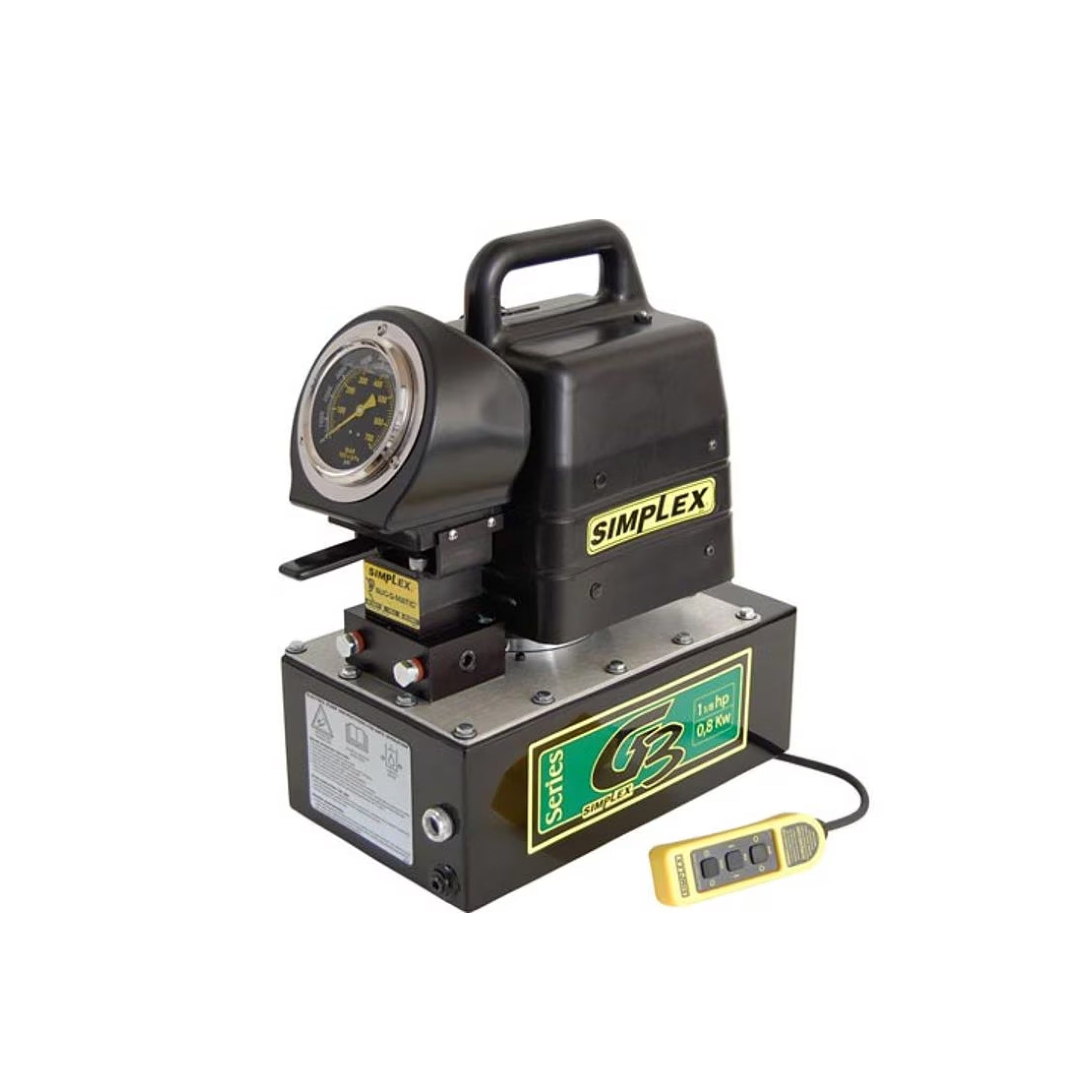 Hydraulic Power Pump 1-1/8 HP /10 - 200 Ton