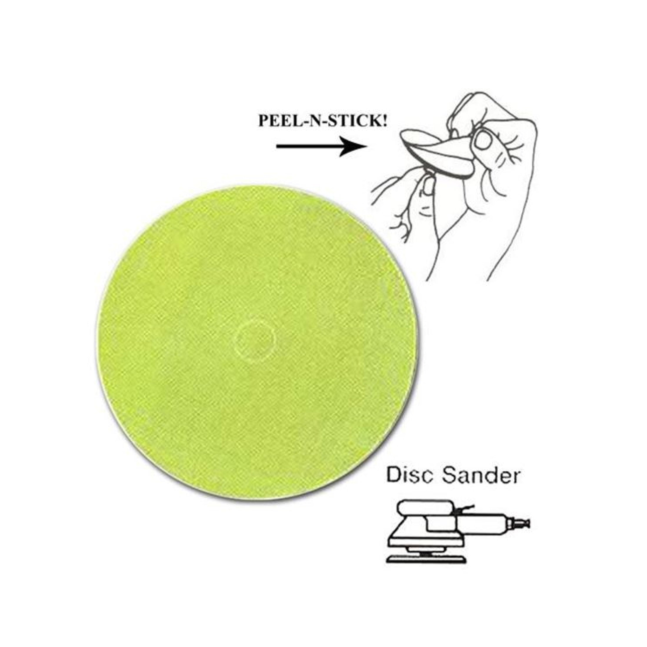 Trizact Film Disc PSA 5 / A35 Micron Green  (Stainless)