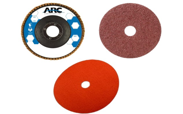 4 inch and 4-1/2 inch abrasive discs for Milwaukee 6142-31 air grinder