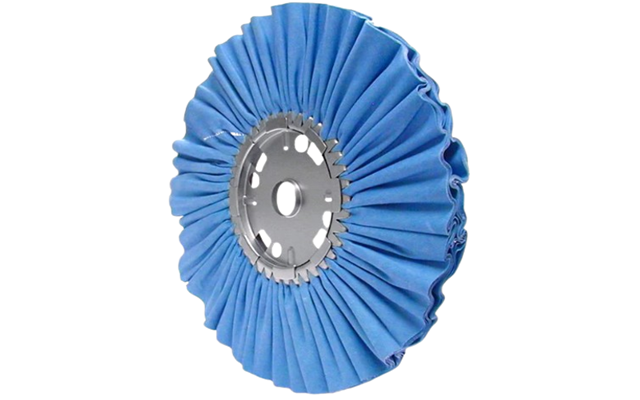 6 Inch Treated Pleated Buffing Wheel for Gray Buffing Compound