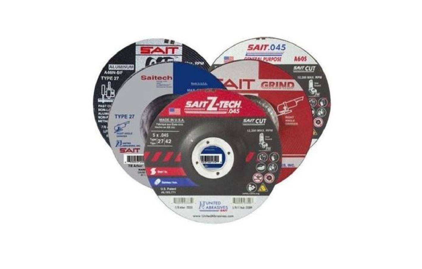 5" T27 Abrasive Wheels for Ornamental Iron