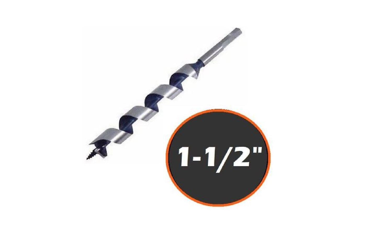 1-1/2" Diameter HSS Wood Auger Bits