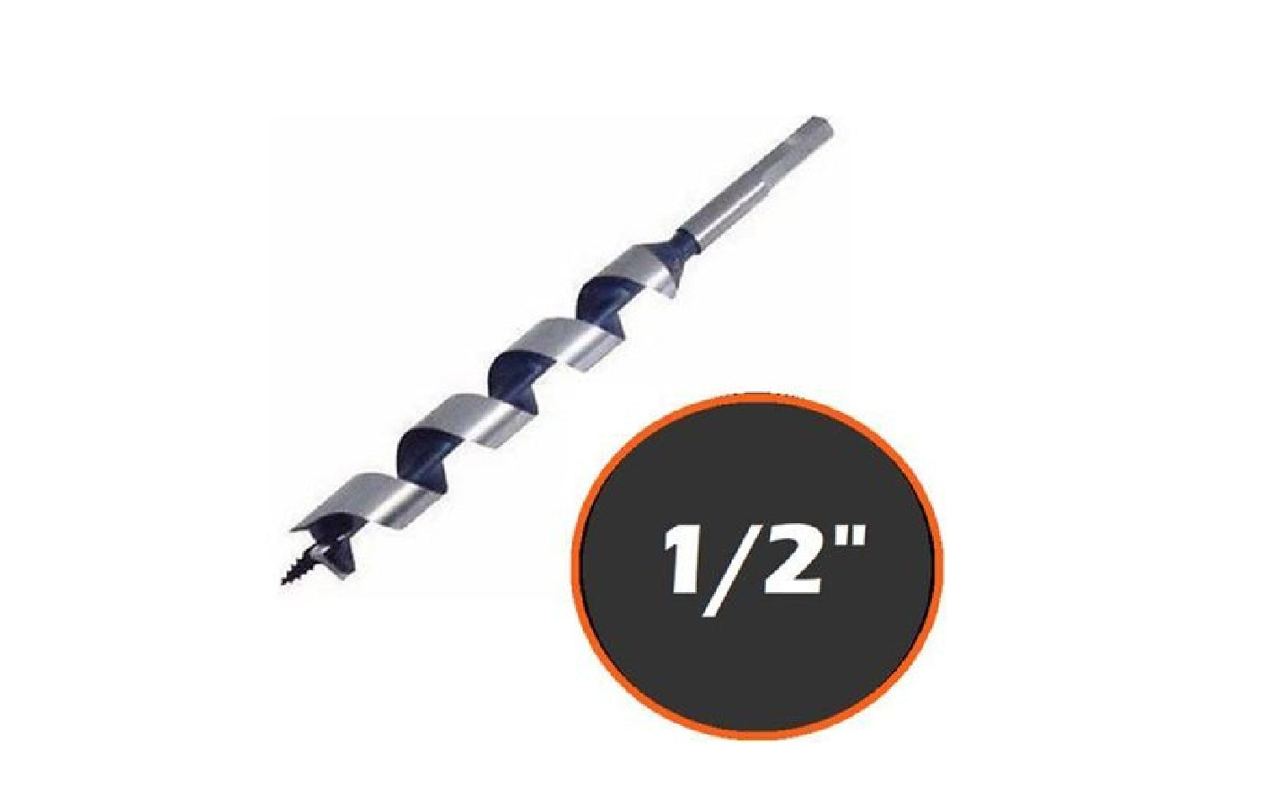 1/2" Diameter HSS Wood Auger Bits