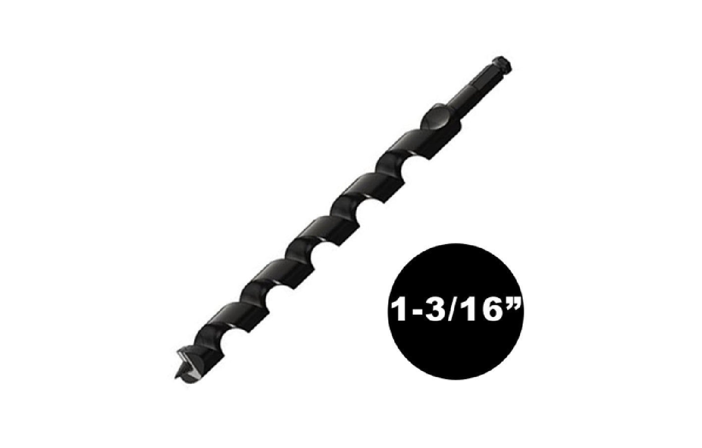 1-3/16" Diameter Carbide Tipped Auger Bits