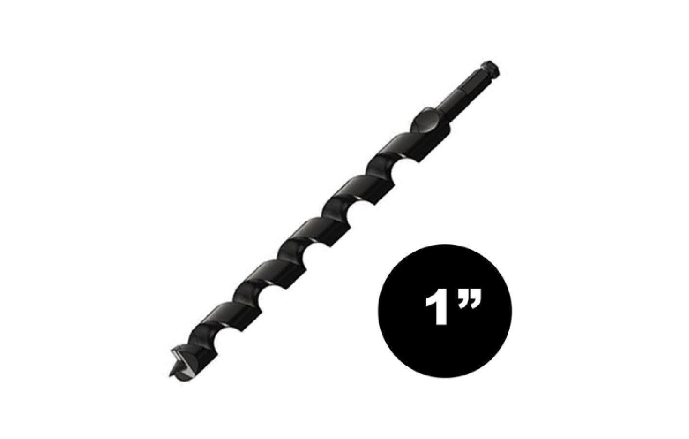 1" Diameter Carbide Tipped Auger Bits