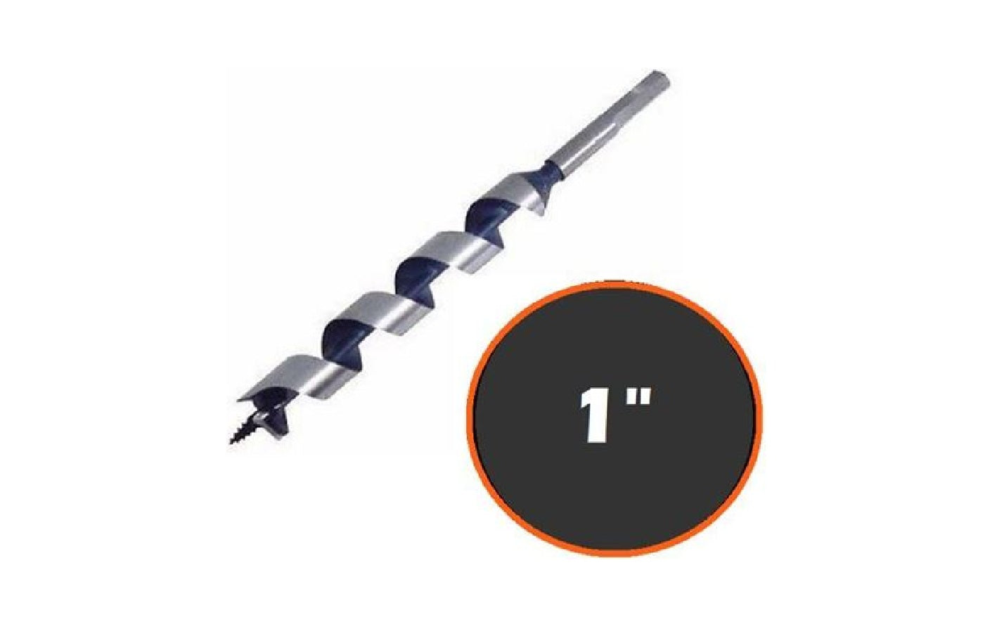 1" Diameter HSS Wood Auger Bits