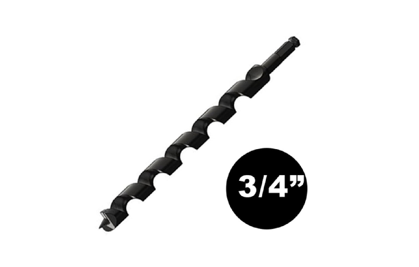 3/4" Diameter Carbide Tipped Wood Auger Bits