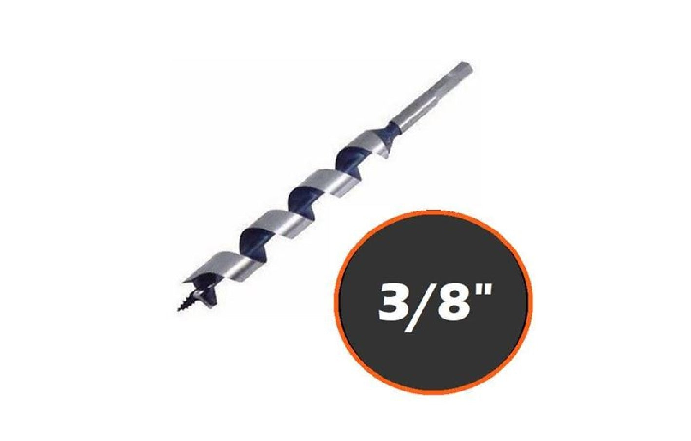 3/8" Diameter HSS Wood Auger Bits