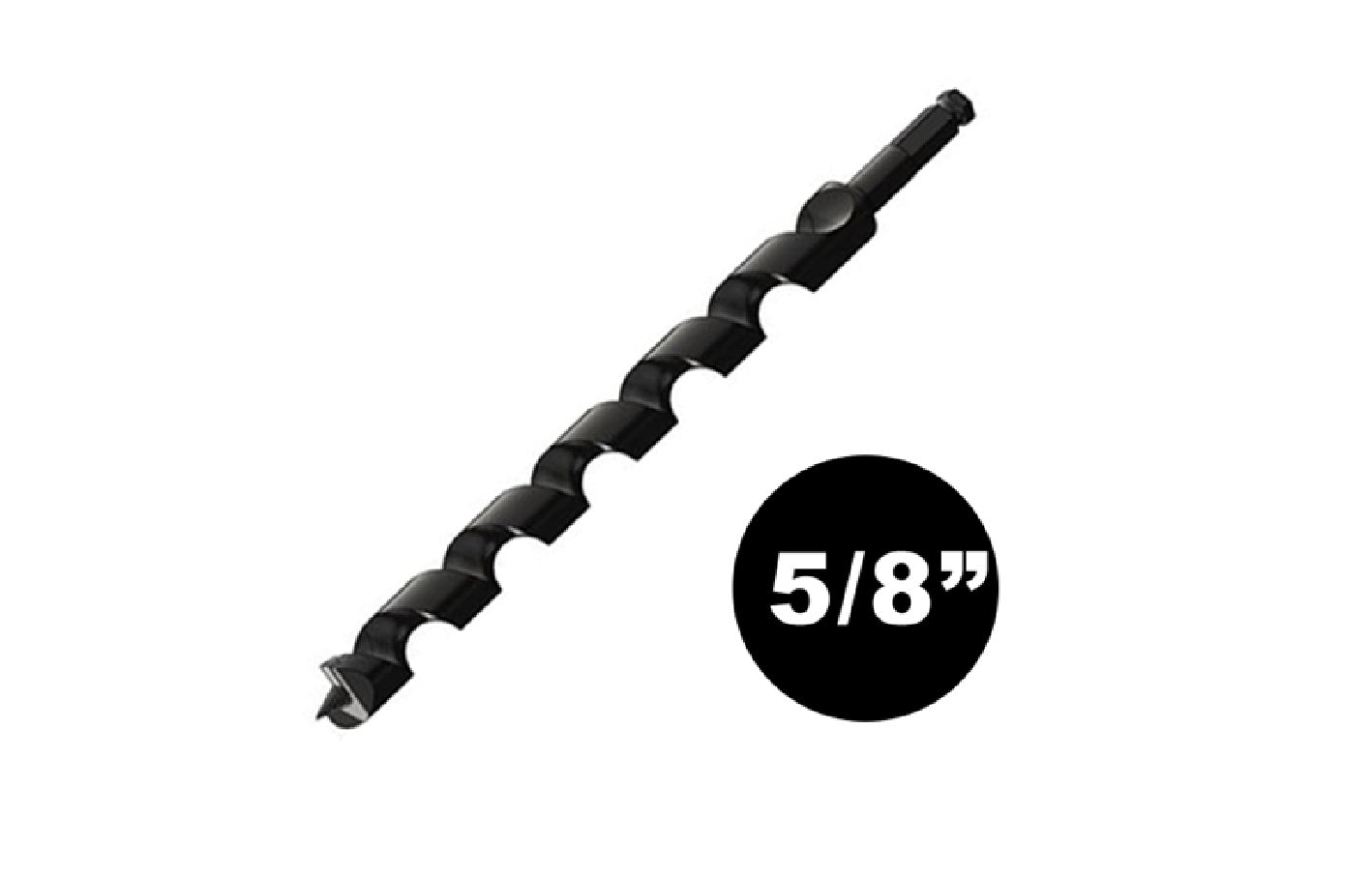 5/8" Diameter Carbide Tipped Auger Bits