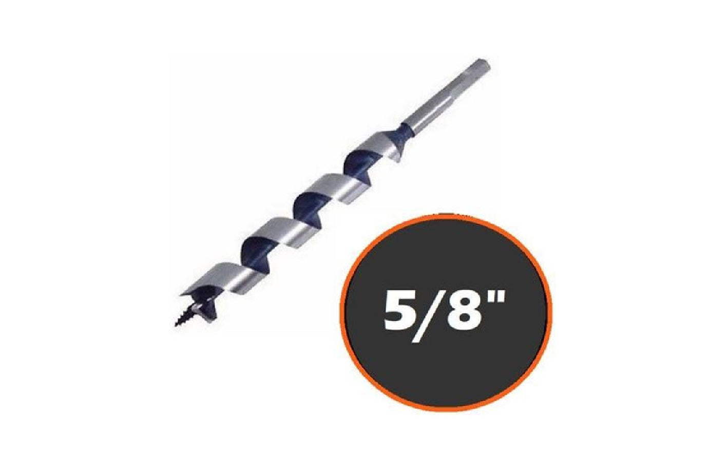 5/8" Diameter HSS Wood Auger Bits