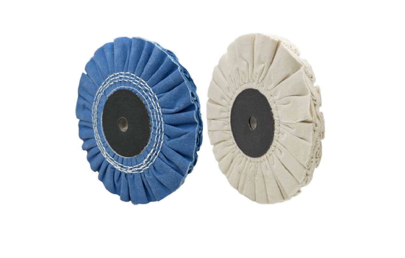 Untreated Buffing Wheels and Treated Buffing Wheels