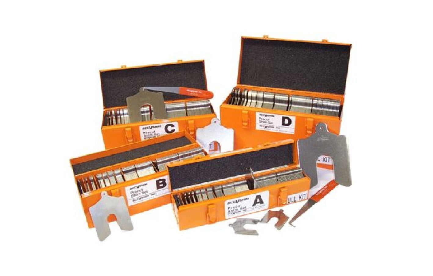 Slotted Shim Kit Size A (2" x 2")