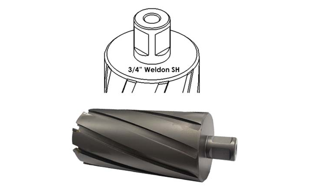 Carbide Tipped Annular Cutters Under 2-1/2" Diameter