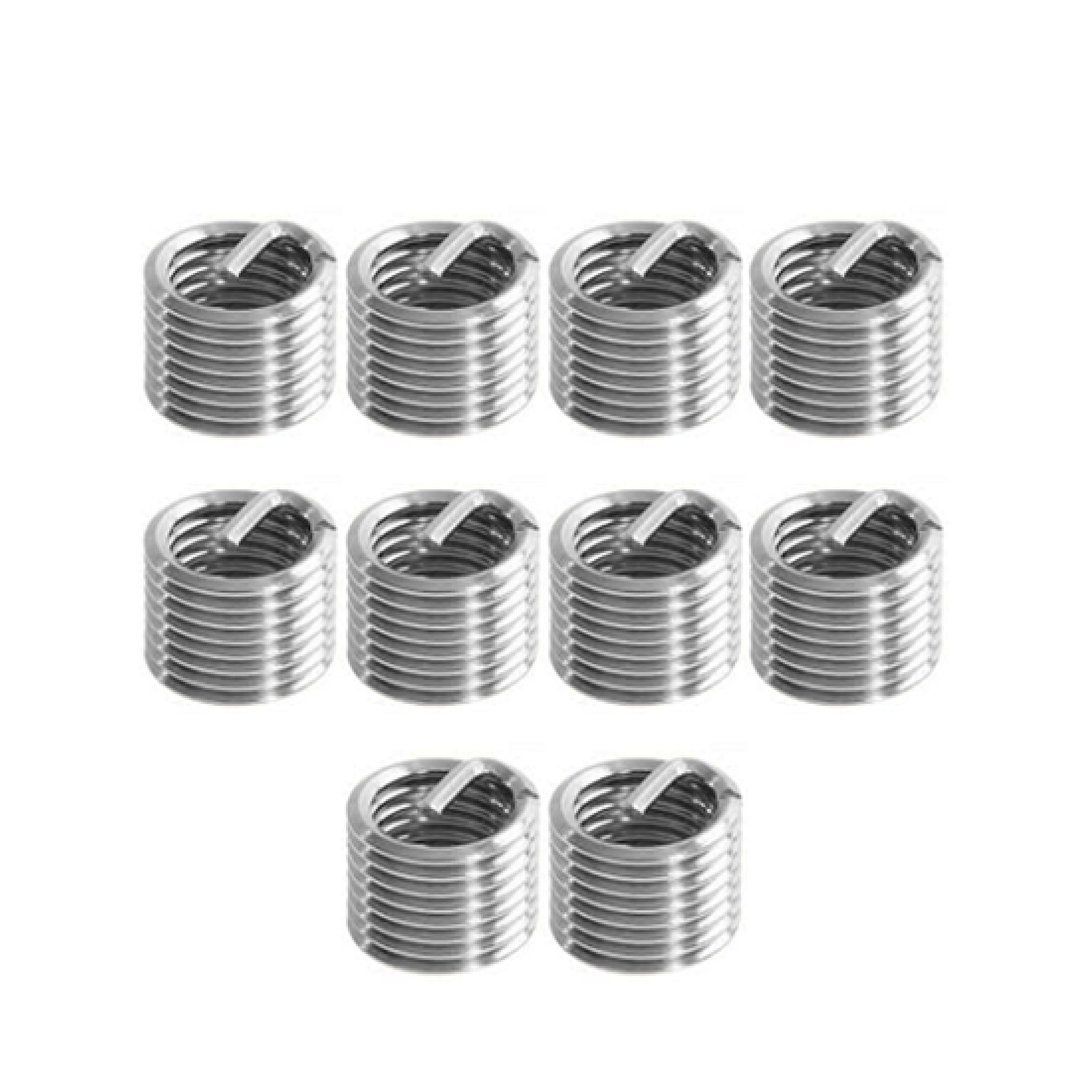 M8 x 1 Helical Threaded Inserts (Pack of 10)