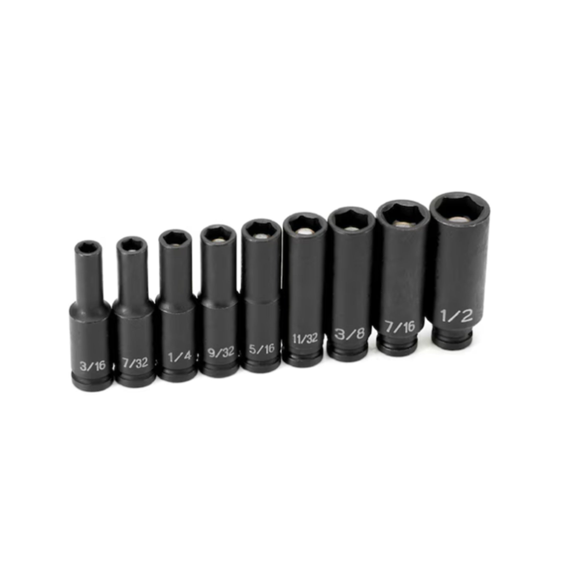 9709DG 1/4" Drive Deep Length Magnetic Impact Set