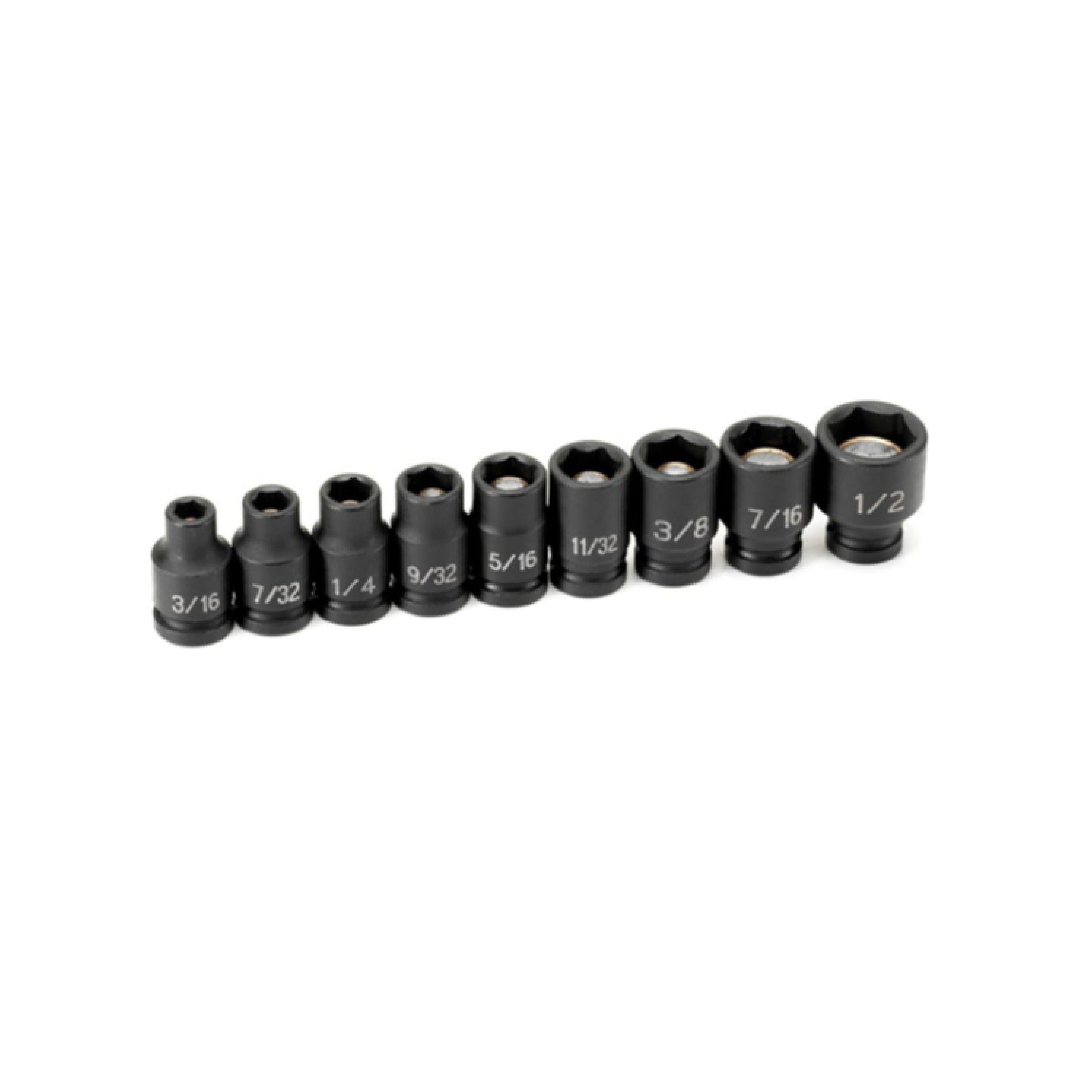 9709G 1/4" Drive Standard Length Magnetic Impact Set