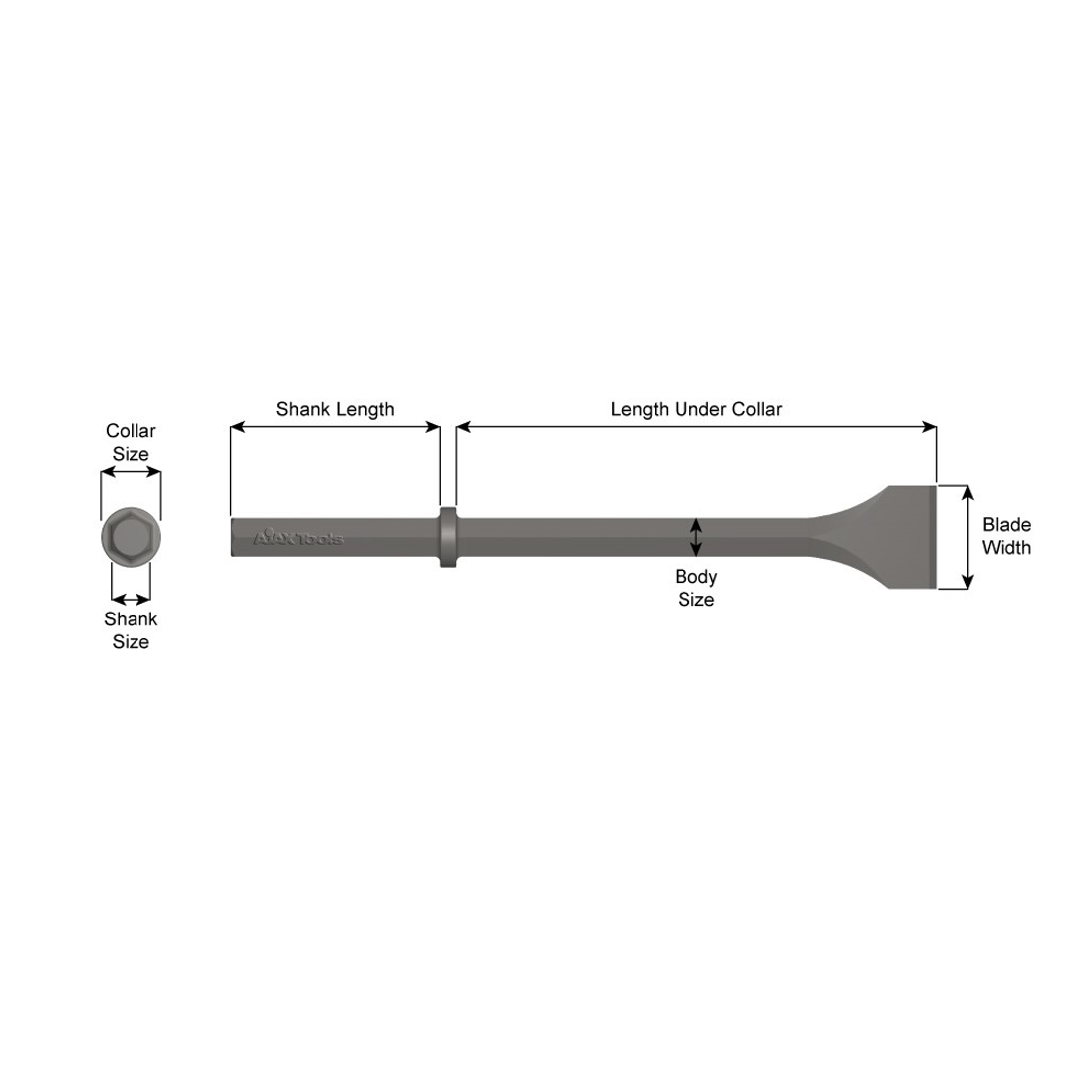 Ajax 32300 Paving Breaker Chisel