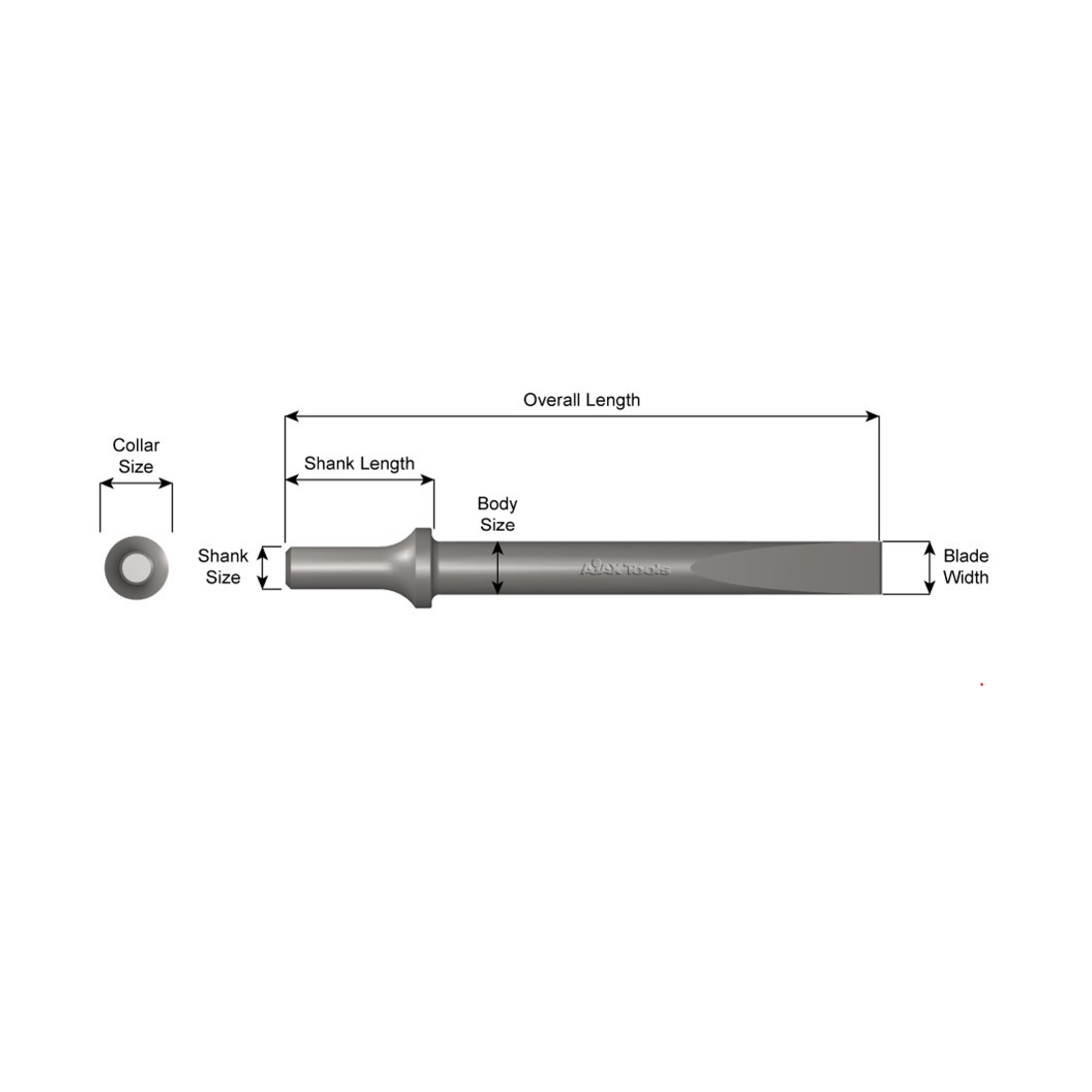 Ajax 960 Rivet Buster Flat Chisel