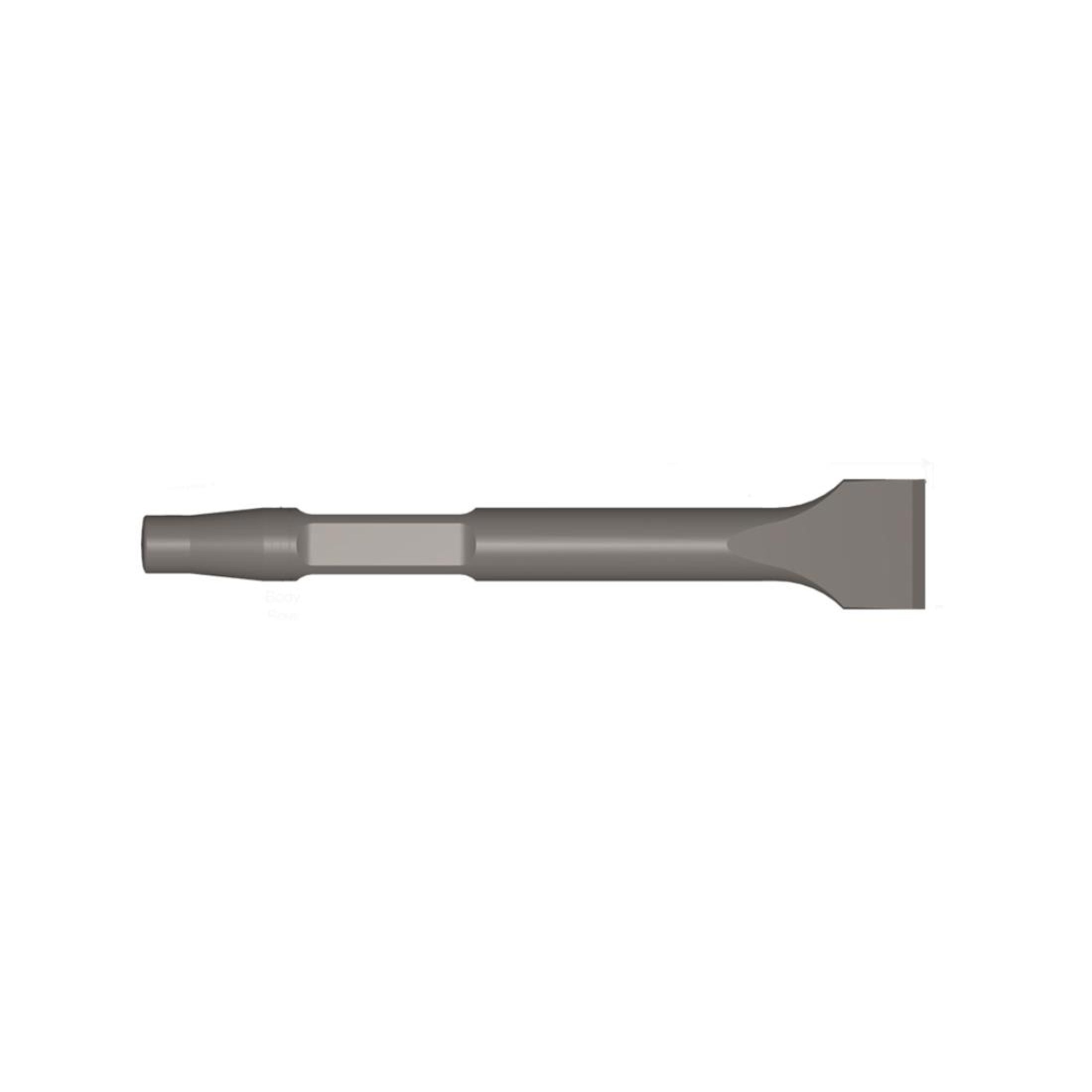 Flat Wide Chisel 2" x 12" with .890" Jumbo Shank