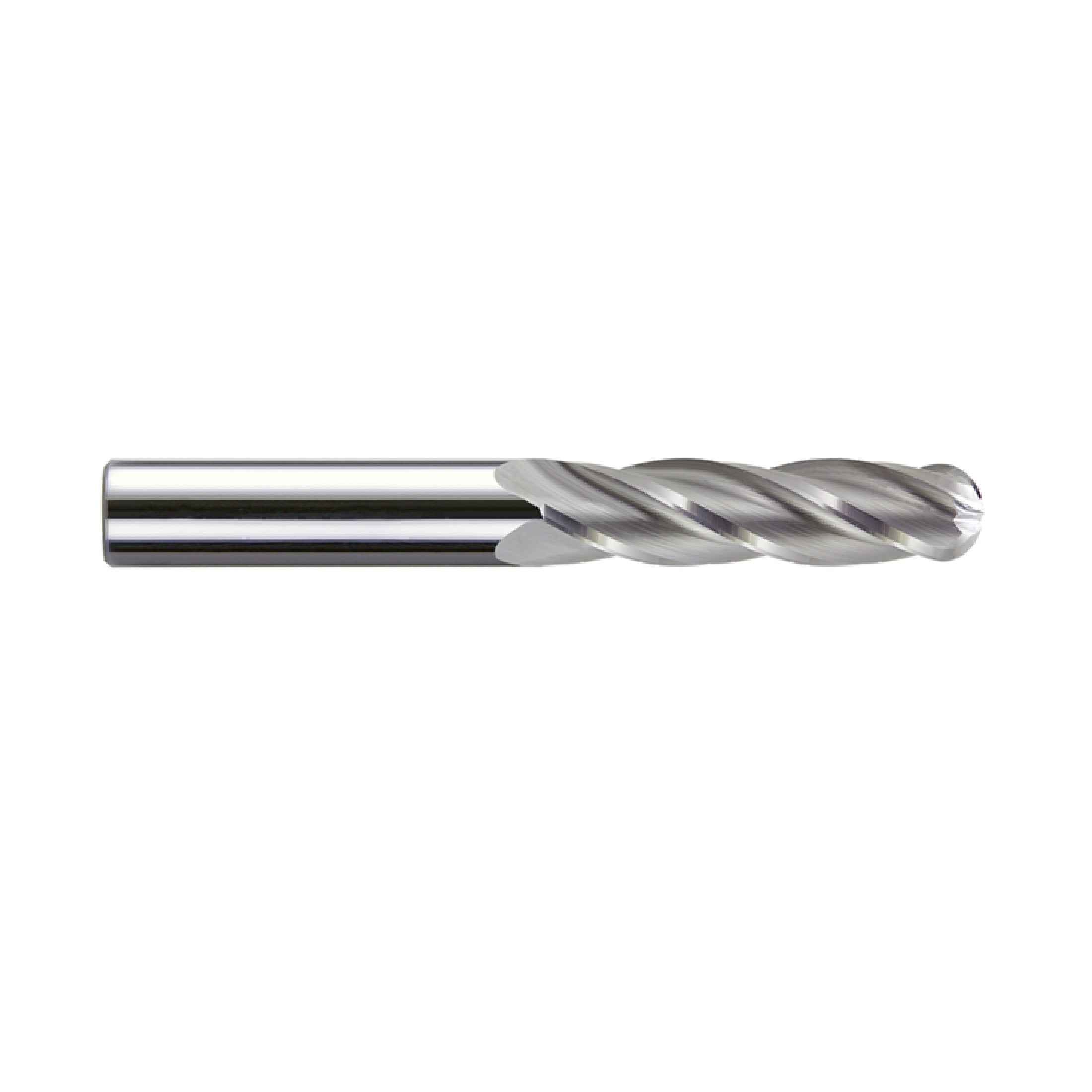 1/4" Carbide Ball Point End Mill | 4 Flute | 1/4" Shank
