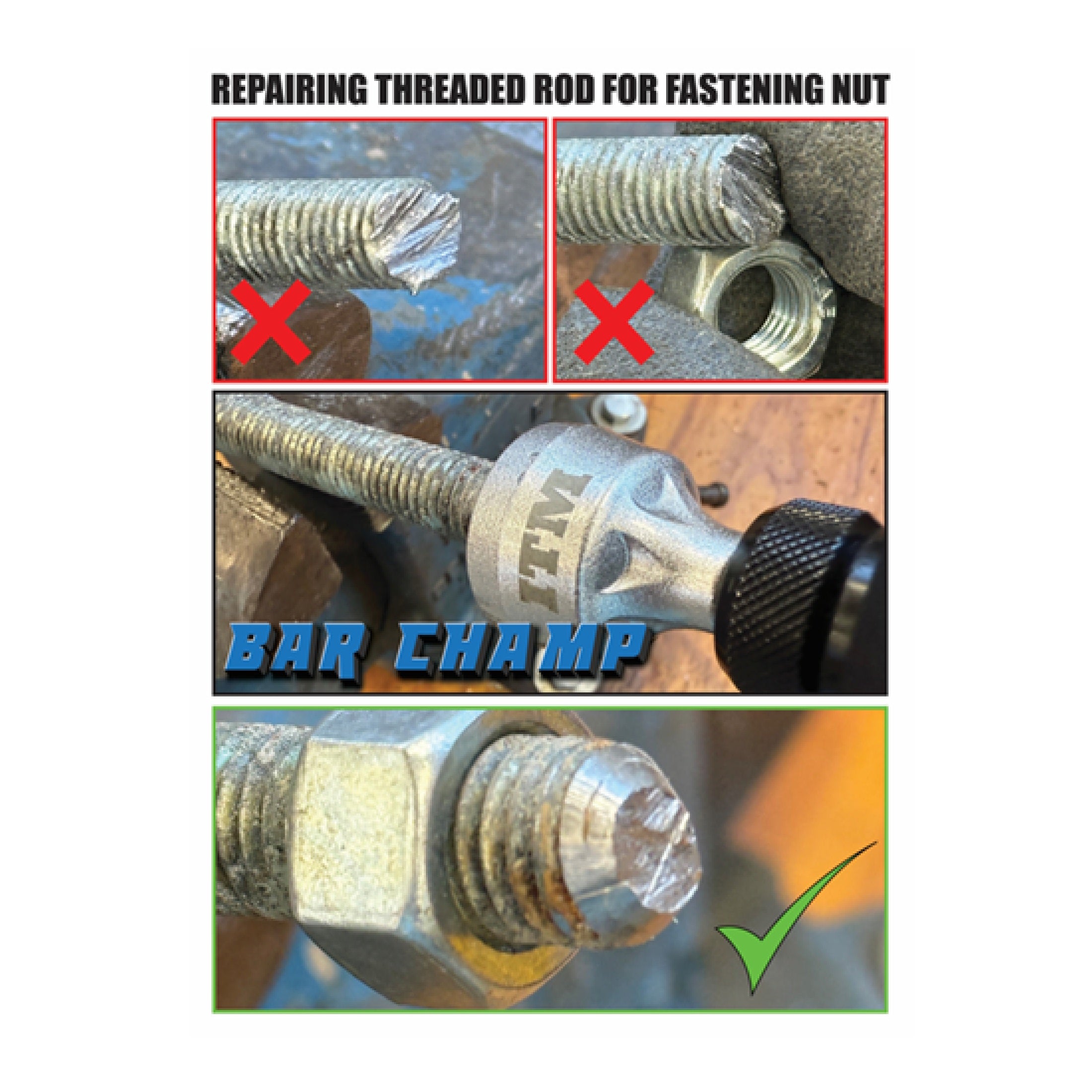 ITM BAR-01 Bar Champ Outer Reamer with 3/4" Drilling Capacity