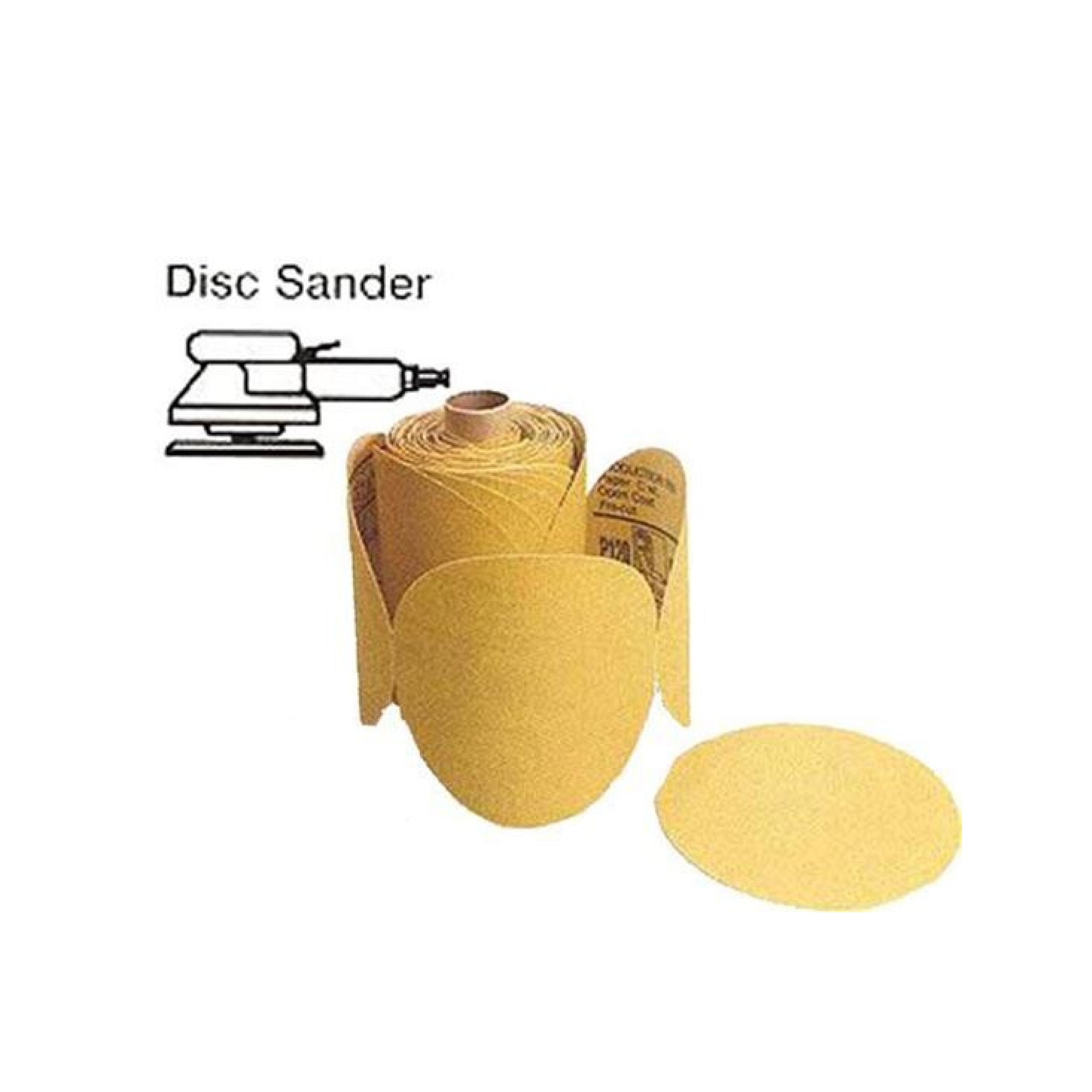 Disc Roll PSA Gold 5" 150X / 100pc Roll