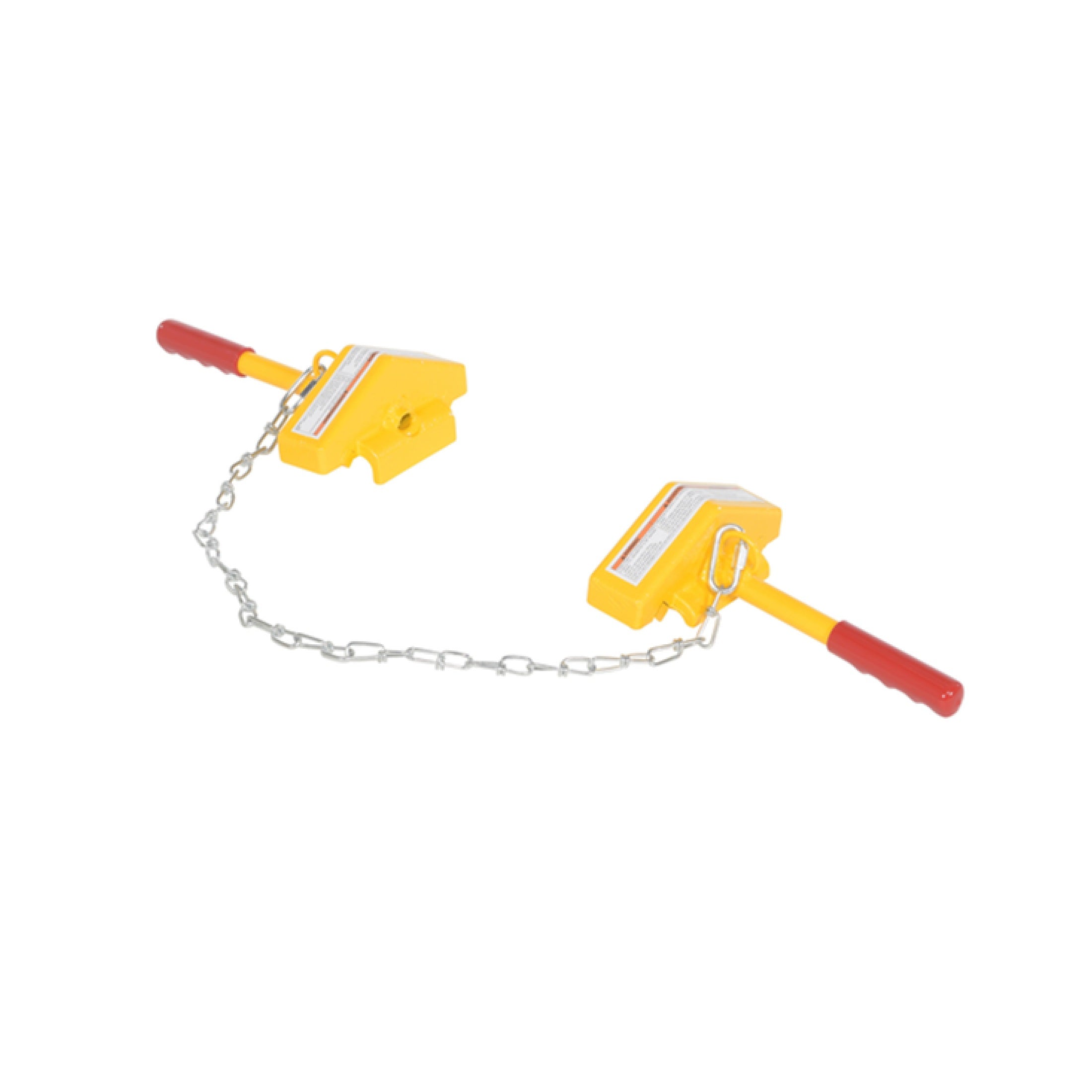 Rail Chocks -  2 Single Rail Chocks w/30" Chain