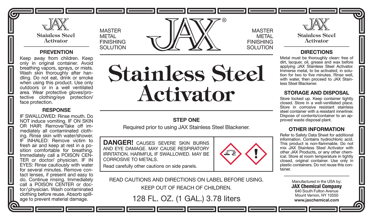 JAX Stainless Steel Blackener