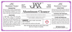 JAX Chemical Aluminum Cleaner