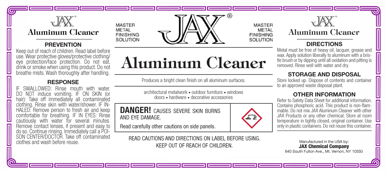 JAX Chemical Aluminum Cleaner