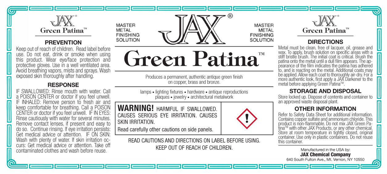 JAX Chemical Green Patina