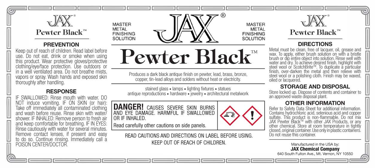 JAX Chemical Pewter Black