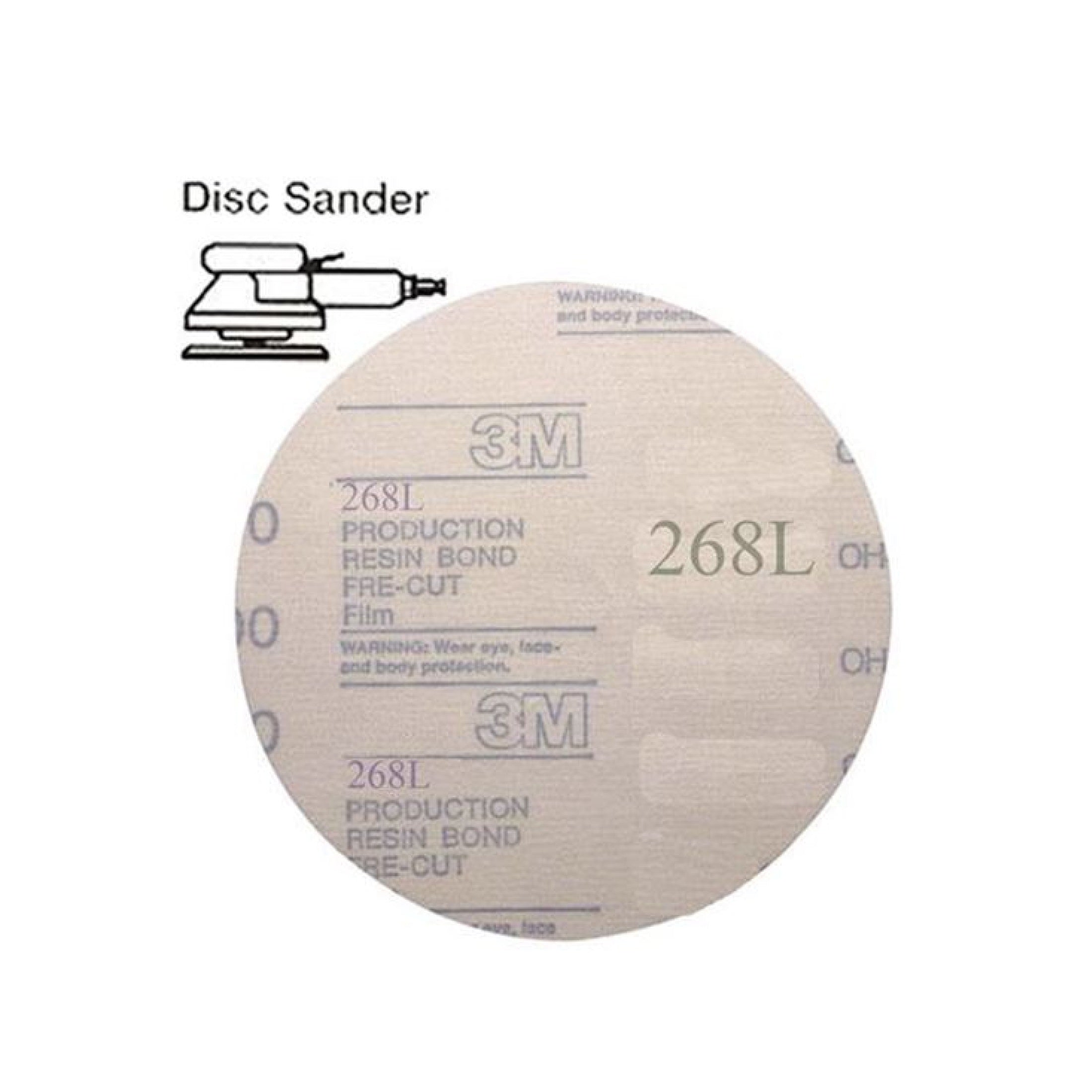 Microfinishing Film PSA Disc 5 9mic  (Stainless)   25/pack