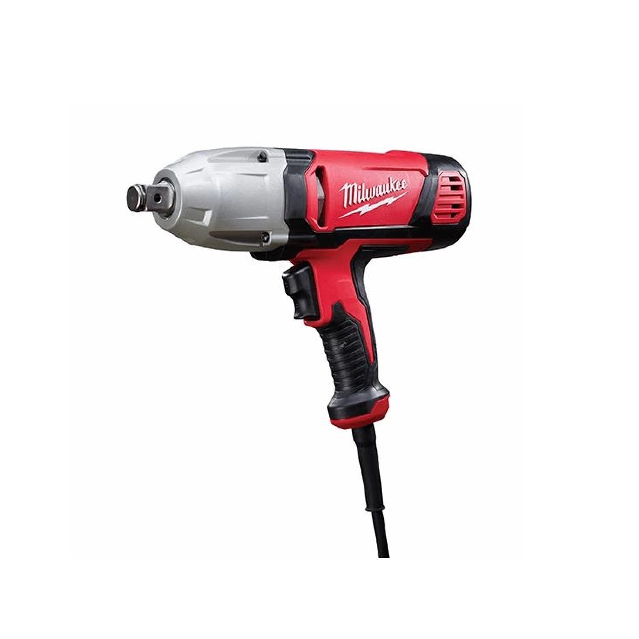 Milwaukee 9075-20 3/4" Drive Corded Impact Wrench with Rocker Switch and Friction Ring Socket Retention