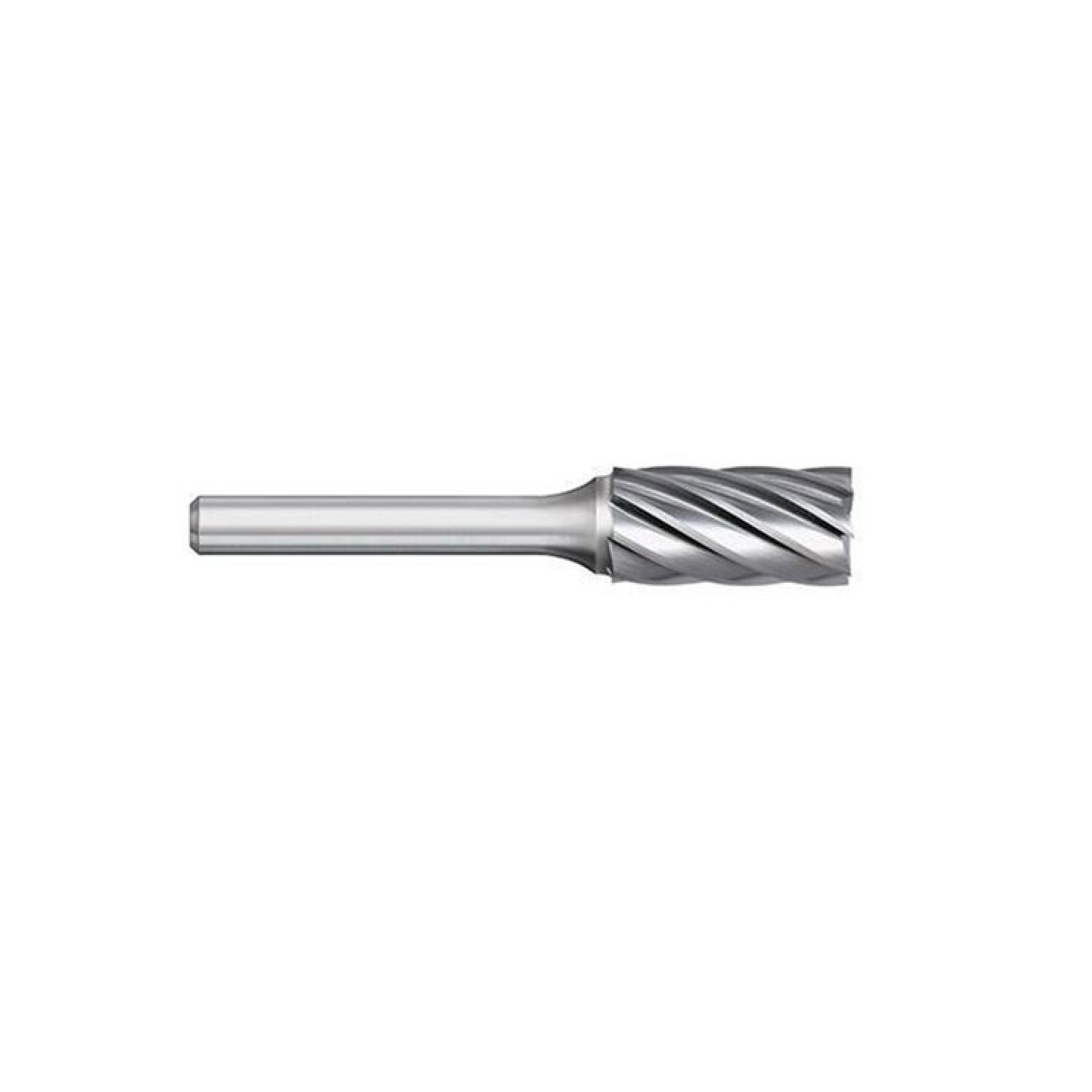Cylindrical Carbide Burrs - Radius End - Aluminum Cut
