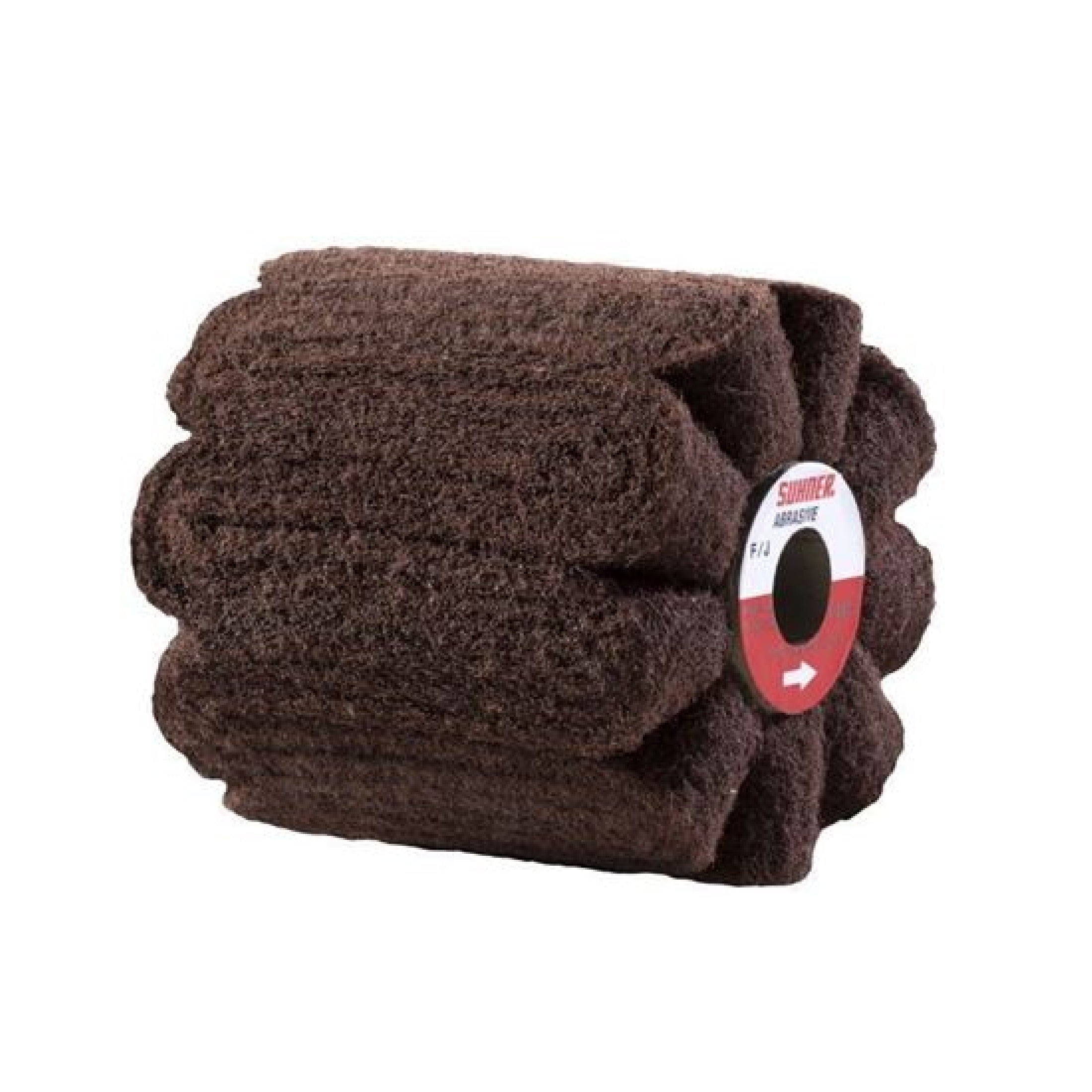 Suhner 908750 Folded Non-Woven Flap Brush | 4" x 4" x 3/4" 100 Grit