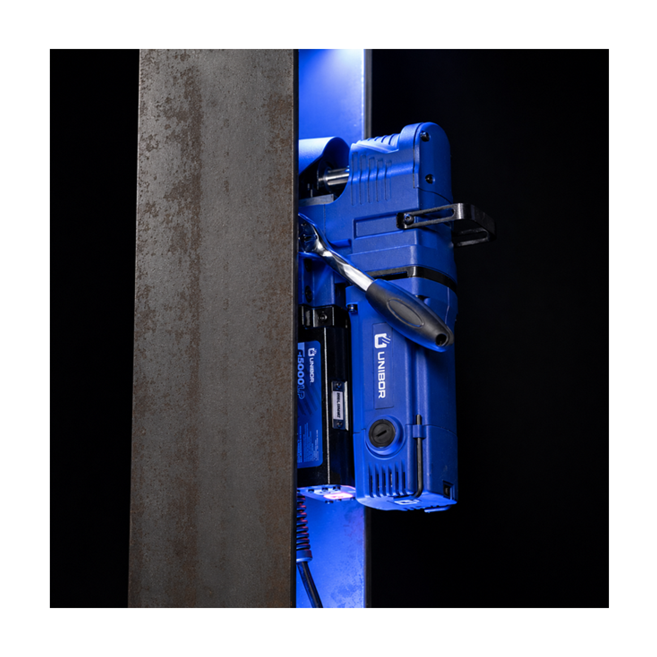 UNIBOR E5000 Low Profile Magnetic Drill with 2" in Drilling Capacity