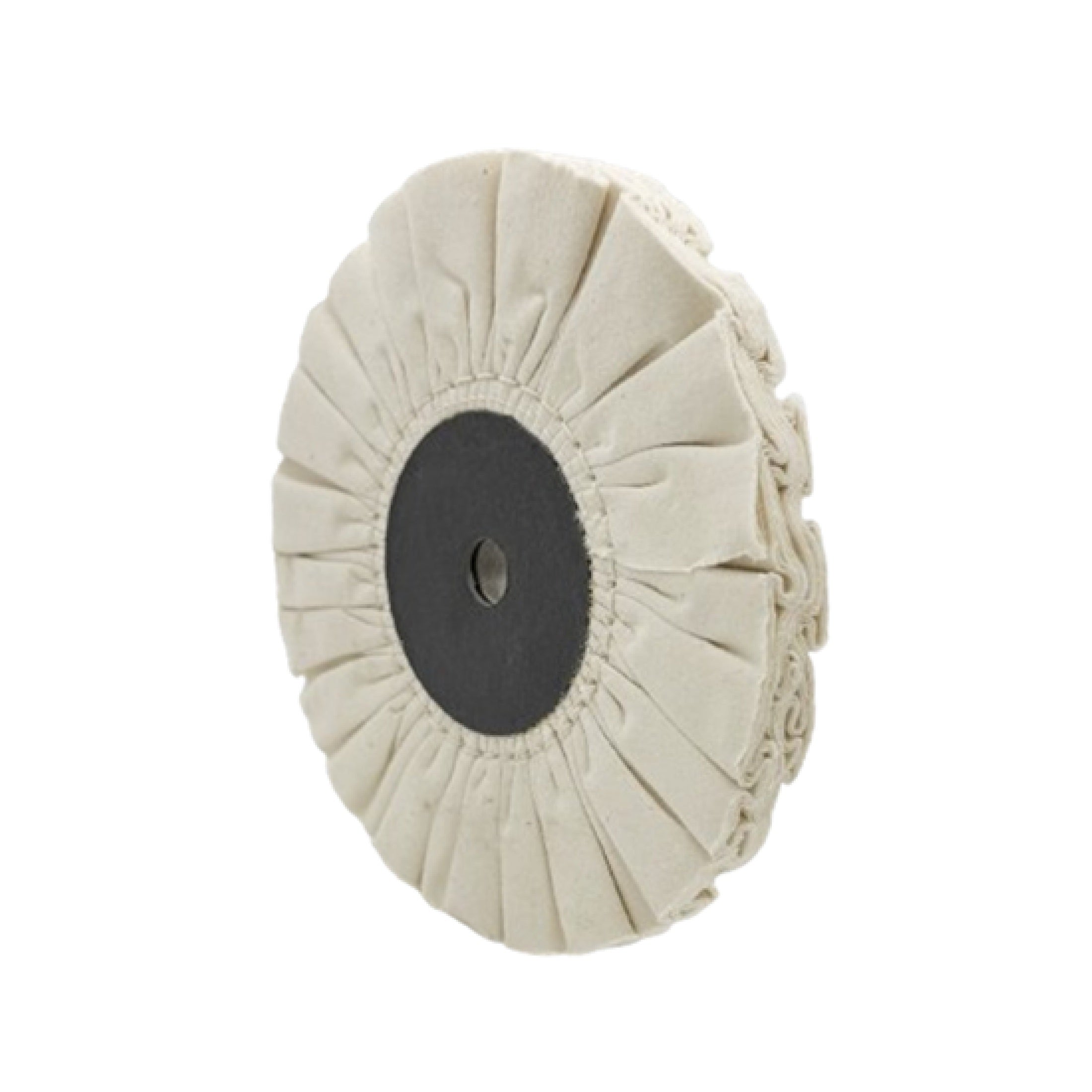 6" Untreated Pleated Buffing Wheel