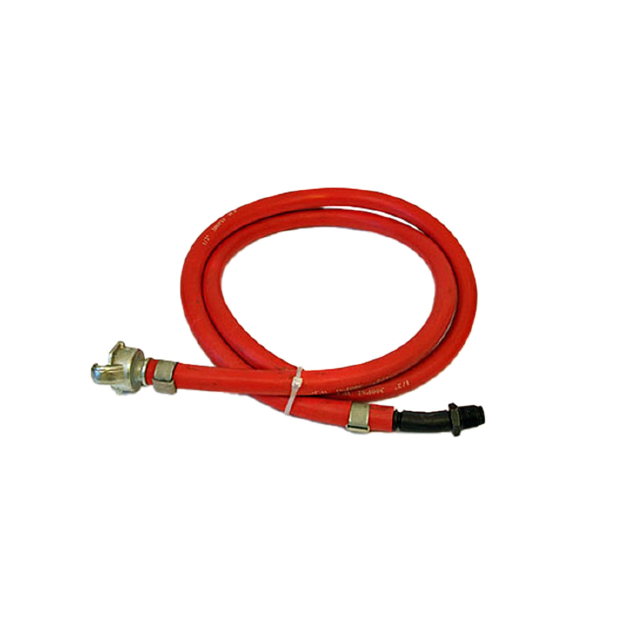 Air Whip Hose with Swivel and Chicago Fitting | 1/2 in x 6 ft