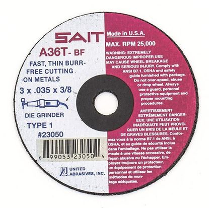 Cut-off Wheel High Speed 2" x 1/16" x 3/8"