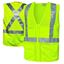 Hi-Visibility Breakaway Vest - X-Back (Lime Green)