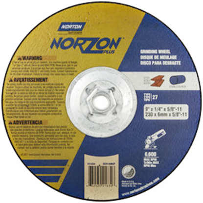 Norton Grinding Wheel 9 x 1/4 x 5/8-11
