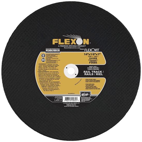 Flexovit Ceramic Cut-off Wheel 14 x 1/8 x 1 Type 1