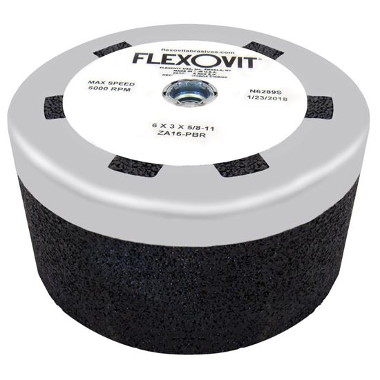 Flexovit Type 6 Rail Grinding Straight Cupstone 6 x 3 x 5/8-11