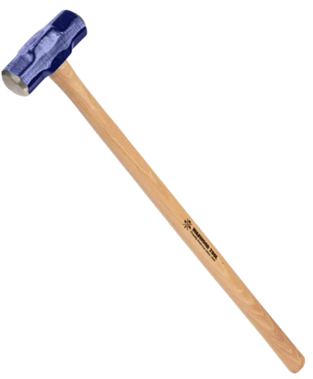 Warwood Tool 13451 6 lb. Double Face Sledge Hammer with 32" Hickory Handle